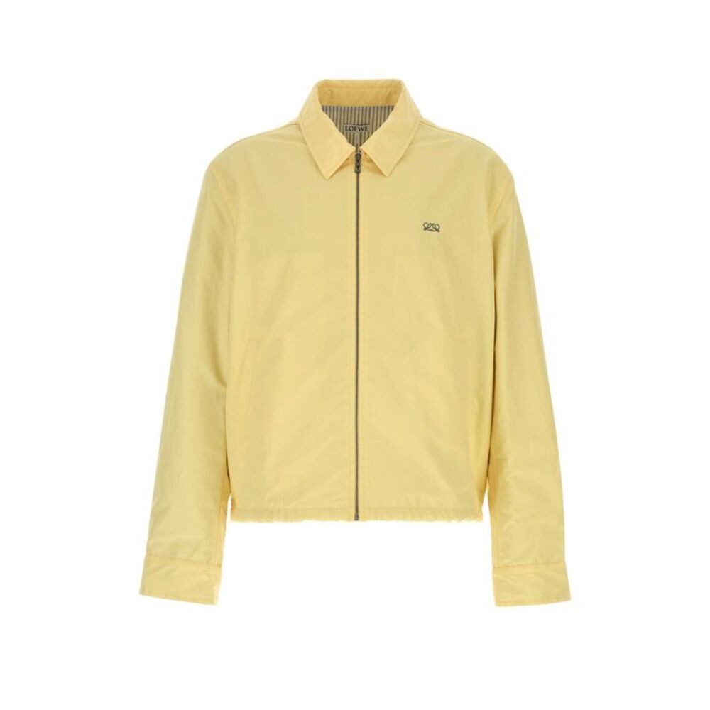 Loewe Men Yellow Tech Fabric Jacket